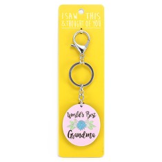 I Saw that Keyring and Thought of You - World's Best Grandma