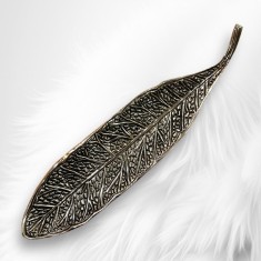 Incense Sticks Holder Leaf Silver