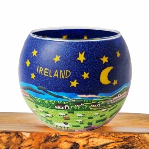 Ireland - Glowing Globe Candle Holder