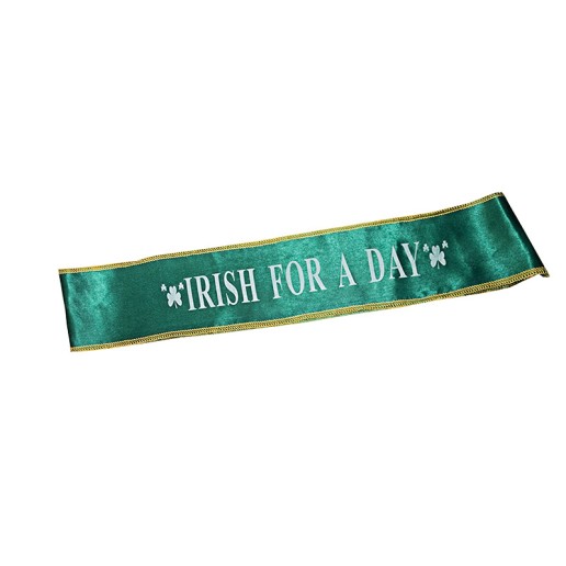 irish for a day sash