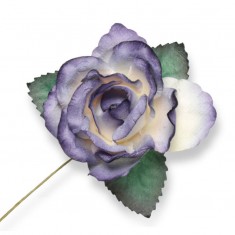 Large Paper Rosebud - Purple