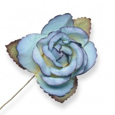 Large Paper Rosebud - Royal Blue