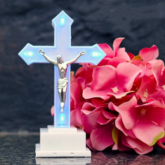 LED Battery Operated - CROSS White Light