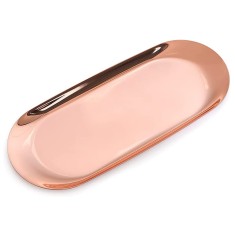 Candle Tray Long Rose Gold
