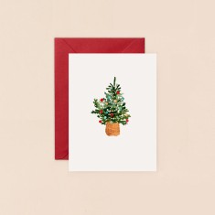 Louise Mulgrew Christmas Card Christmas Tree