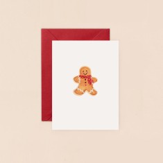 Louise Mulgrew Christmas Card Gingerbread Man