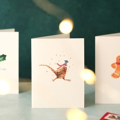 Louise Mulgrew Christmas Card Pheasant