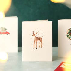 Louise Mulgrew Christmas Cards Deer