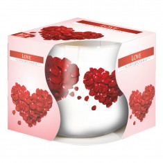 Love - Scented Candle in Glass Best Smelling Cheap