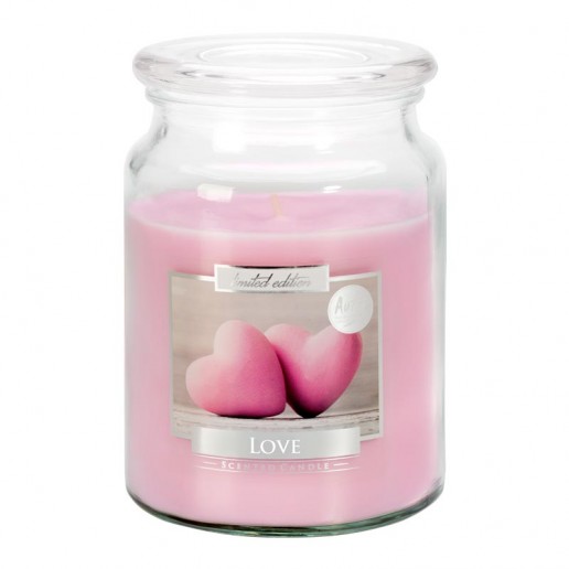 'Love' Scented Candle in Large Jar