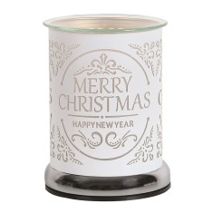 Merry Christmas - White Electric Wax Burner