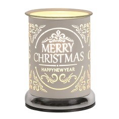 Merry Christmas - White Electric Wax Burner