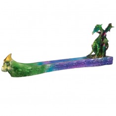 Metallic Rainbow Dragon Incense Ashcatcher side