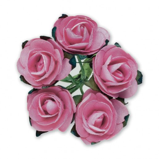 Miniature Tea Roses - Dusky Pink 15mm