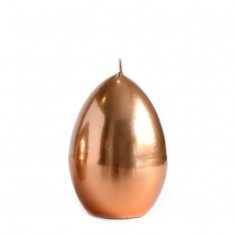 Mirror Easter Egg Candle Decoration - Copper