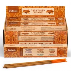 Nag Champa & Cinnamon - Tulasi Hand rolled Incense Sticks