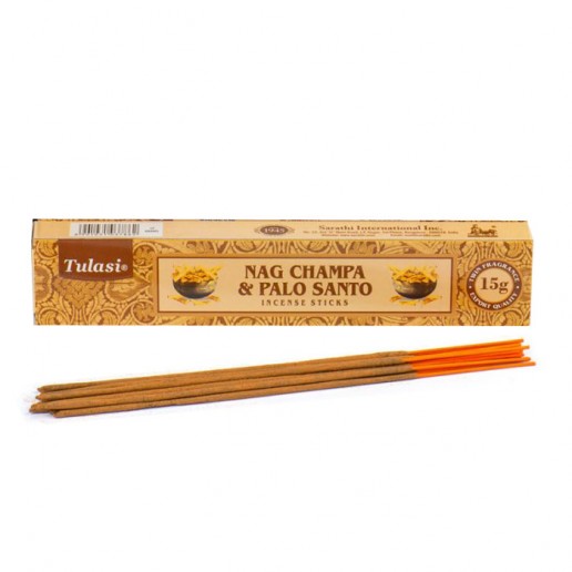 Nag Champa & Palo Santo - Tulasi Hand rolled Incense Sticks packet