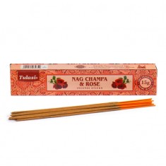 Nag Champa & Rose - Tulasi Hand rolled Incense Sticks packet