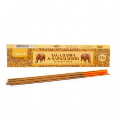 Nag Champa & Sandalwood - Tulasi Hand rolled Incrense Sticks packet
