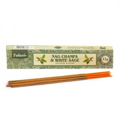 Nag Champa & White Sage - Tulasi Hand rolled Incense Sticks  packet