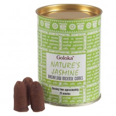 Natures Jasmine - Goloka Backflow Incense Cones