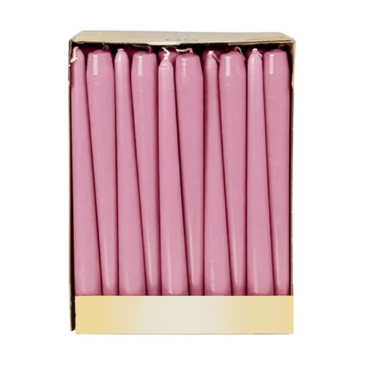 Non-Drip Taper Candles 50pk - Pink brighter.jpg