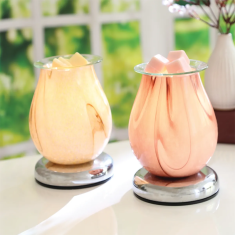 Oval Swirl Electric Wax Melt Burner lifestyle new