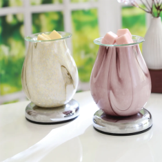 Oval Swirl Electric Wax Melt Burner  lifestyle