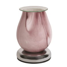 Oval Swirl Electric Wax Melt Burner Purple