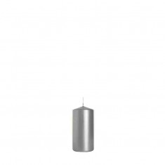 Pillar Candle 10cm x 5cm - Silver