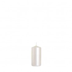 Pillar Candle 10cm x 5cm - White Pearl