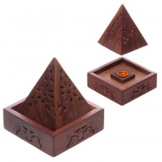 Pyramid Incense Cone Burner Box