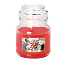 Raspberry Cloud Scented Candle in Small Jar