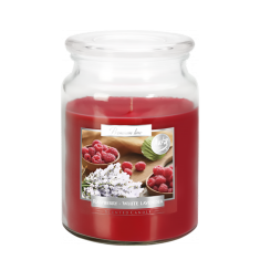 Raspberry-White Lavender - Scented Candle Large Jar