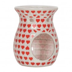 Red Heart Wax Melt Oil Burner