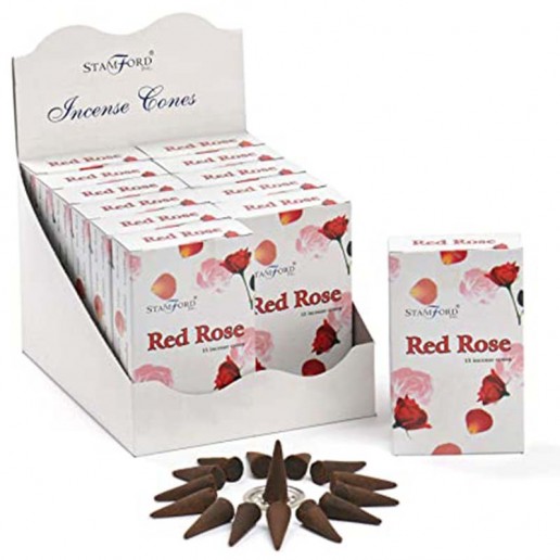 Red rose - Stamford Incense Cones