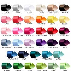 ribbons color chart for unity candles