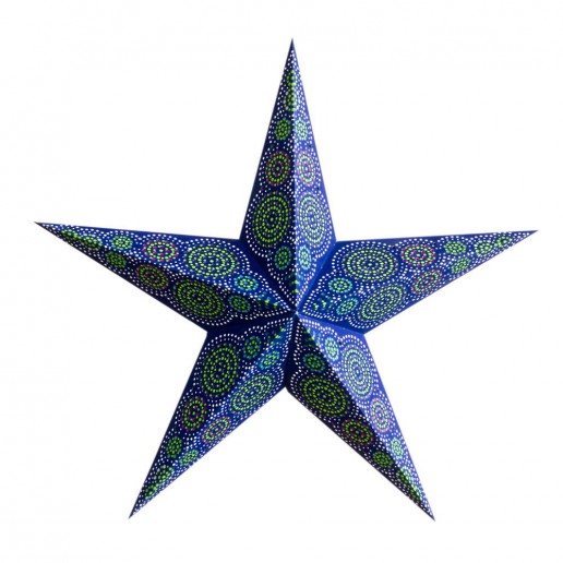 'Rondo' Navy - Large Paper Star Light