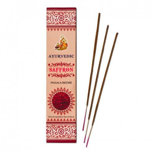 Saffron - Ayurvedic Masala Incense Sticks