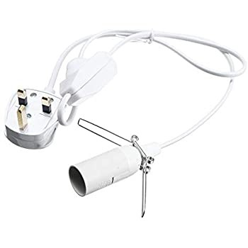 Salt Lamp cable cord UK 3-pin plug