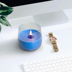 Scented Candles in Plain Glass - Anti Tobacco
