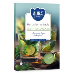 Scented Tea Lights 6pk - Herbs Lemoniade