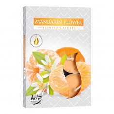 Scented Tea Lights 6pk - Mandarin Flower