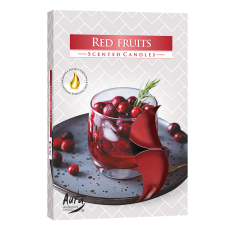 Scented Tea Lights 6pk - Red Fruits