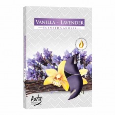 Scented Tea Lights 6pk - Vanilla - Lavender
