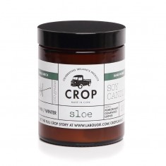 Sloe - Crop Soy Wax Candle in Brown Jar