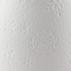 Snowflakes - Porcelain Wax Burner detail