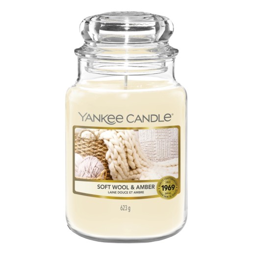 Soft Wool & Amber - Yankee Candle Large Jar