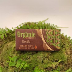 Song of India Organic Backflow Cones - Vanilla