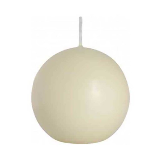 Sphere Candle 10cm - Ivory